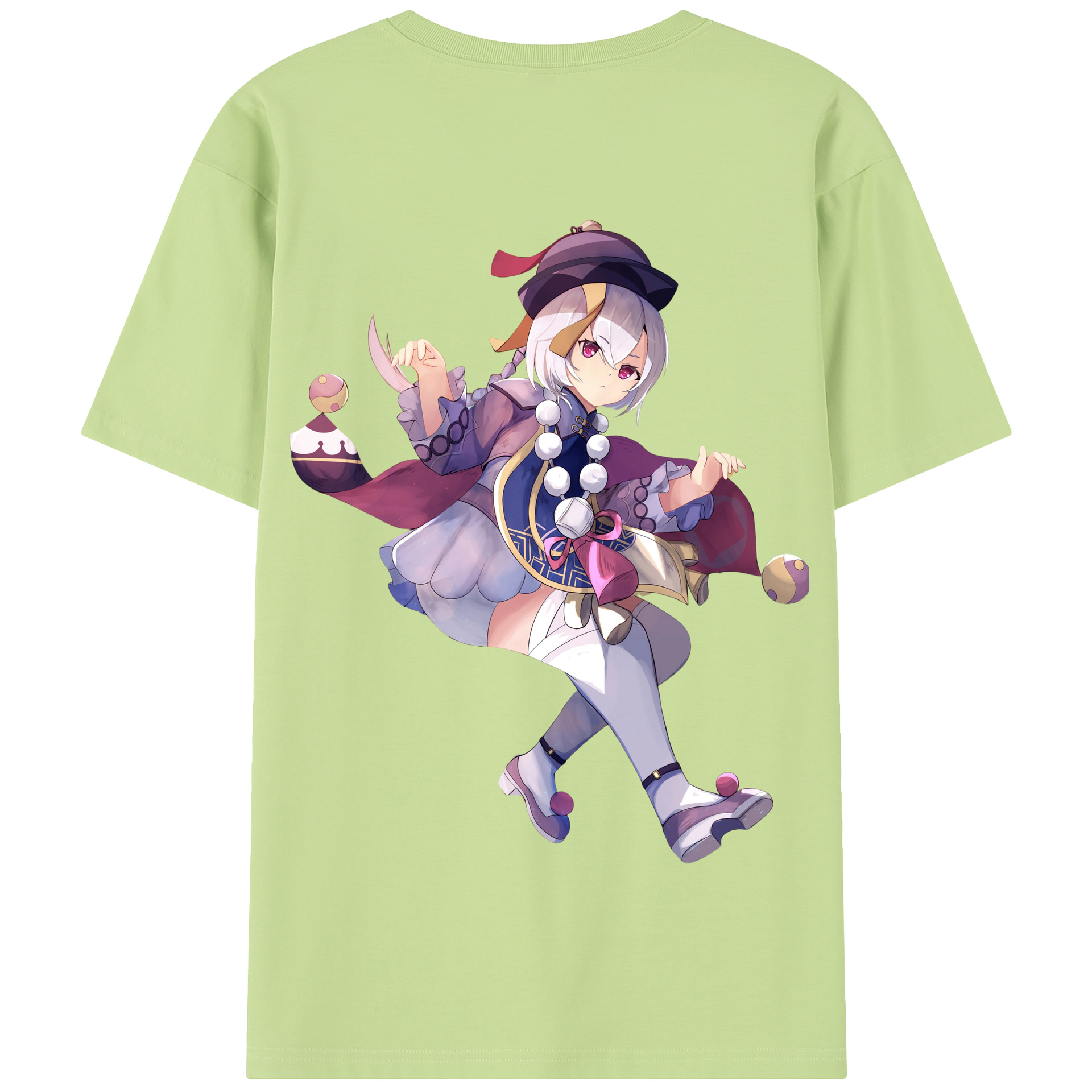 げんし神 七七 なな  genshin Nana 綿100％半袖Tシャツ（背面プリント）